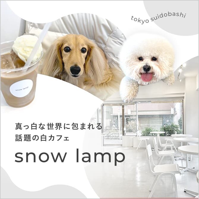 【水道橋カフェ】話題の白カフェ「snow lamp」