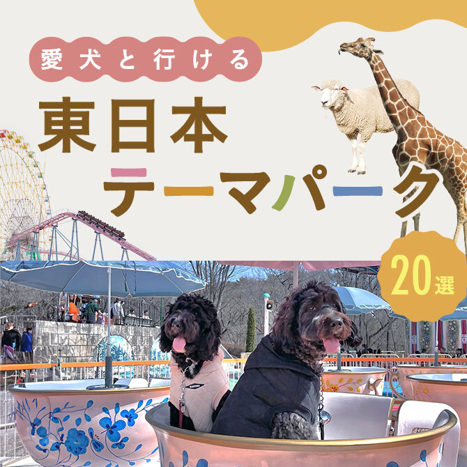 【犬連れOKのテーマパーク・遊園地20選】東日本で犬連れOKなテーマパークと遊園地まとめ