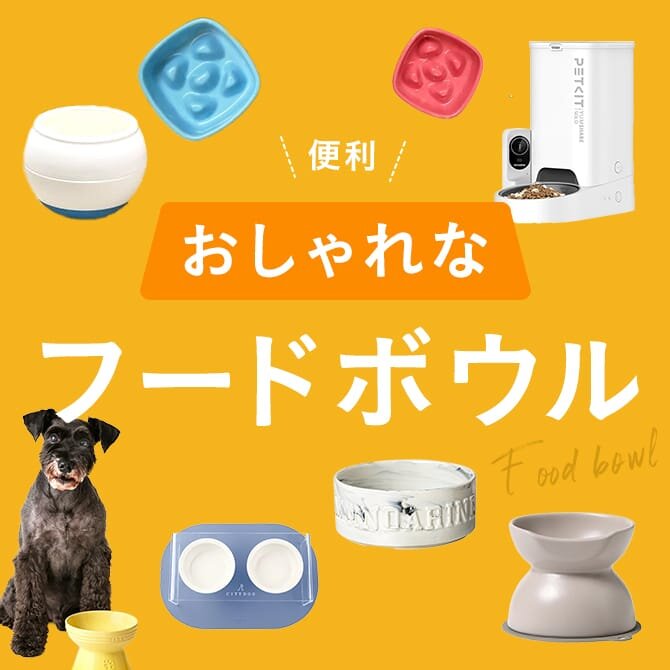 おしゃれで便利な犬用フードボウル15選