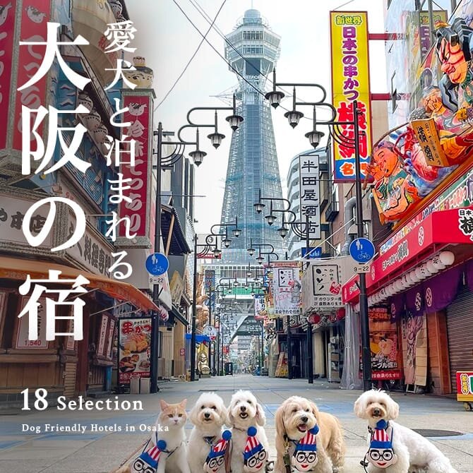 大阪のペットと泊まれる宿ランキング｜ペット可ホテル