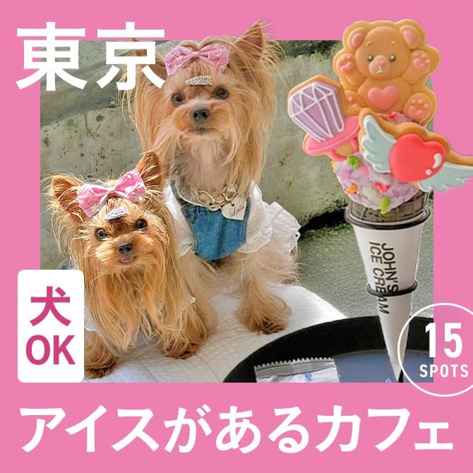 【東京】犬連れOKなアイスクリームのあるお店まとめ一覧