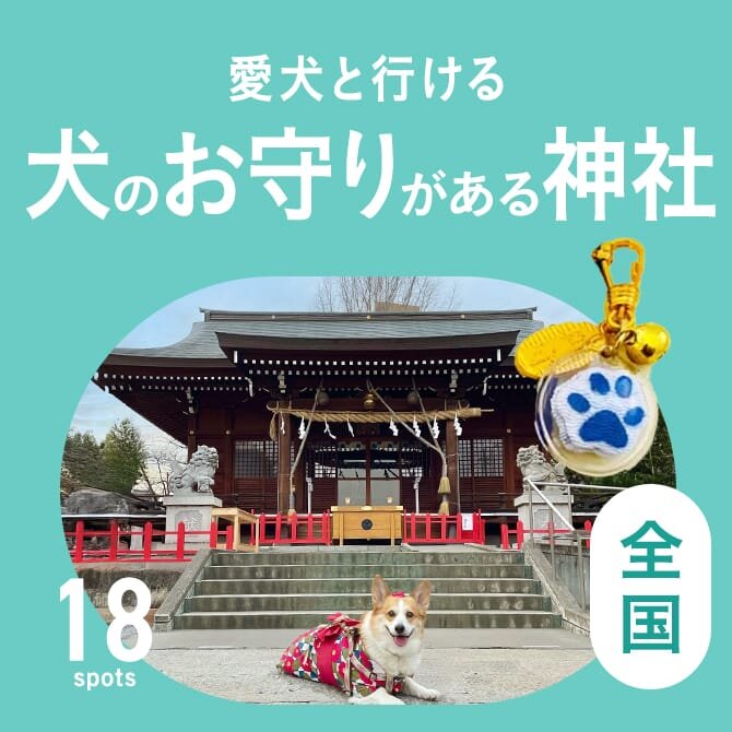 犬のためのお守りがある全国の神社まとめ一覧