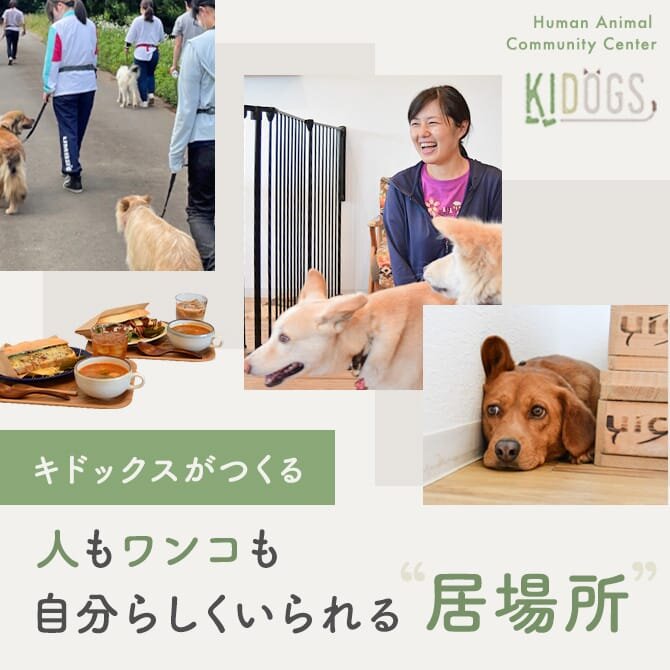 【ワンコと変える私たちの社会 Vol.01】 キドックス「人も動物も孤立させないコミュニティづくり」