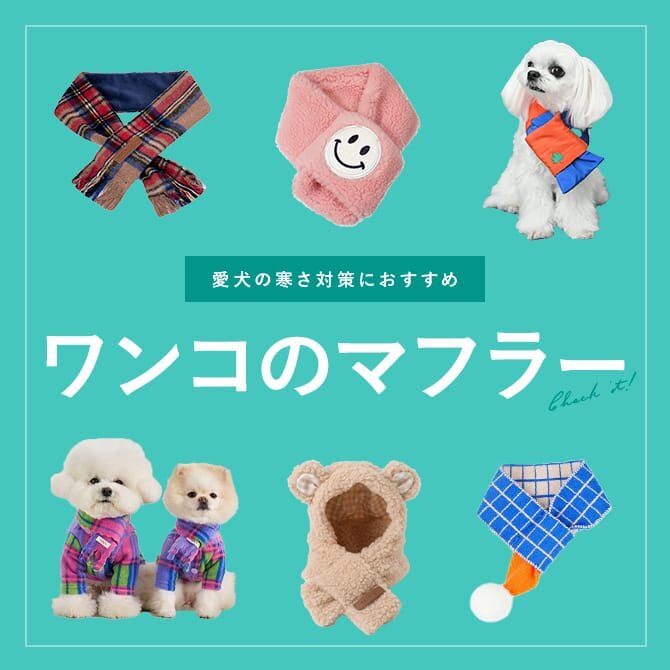 【犬用マフラー15選】愛犬の寒さ対策におすすめな人気ブランドのマフラー特集