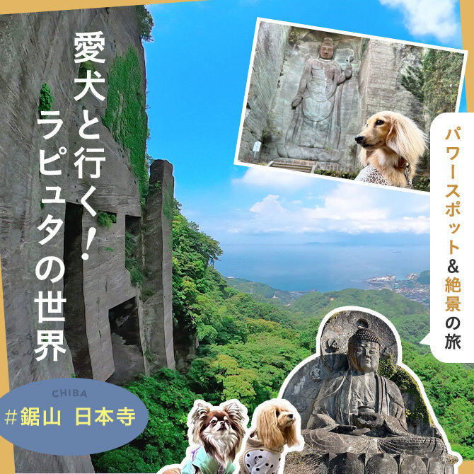 【鋸山 日本寺】愛犬と行く絶景登山のススメ｜アクセス方法やロープウェイ情報まとめ