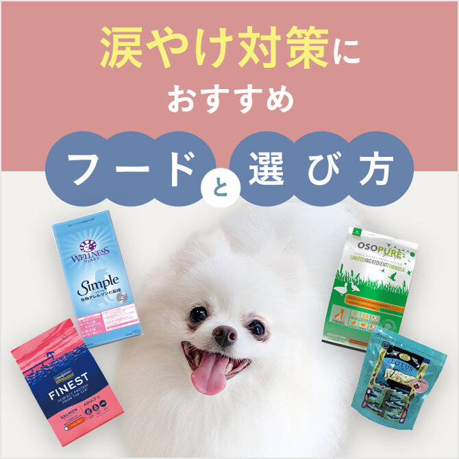 【犬の涙やけにおすすめのフード】犬の涙やけ対策におすすめのフードと選び方を解説！