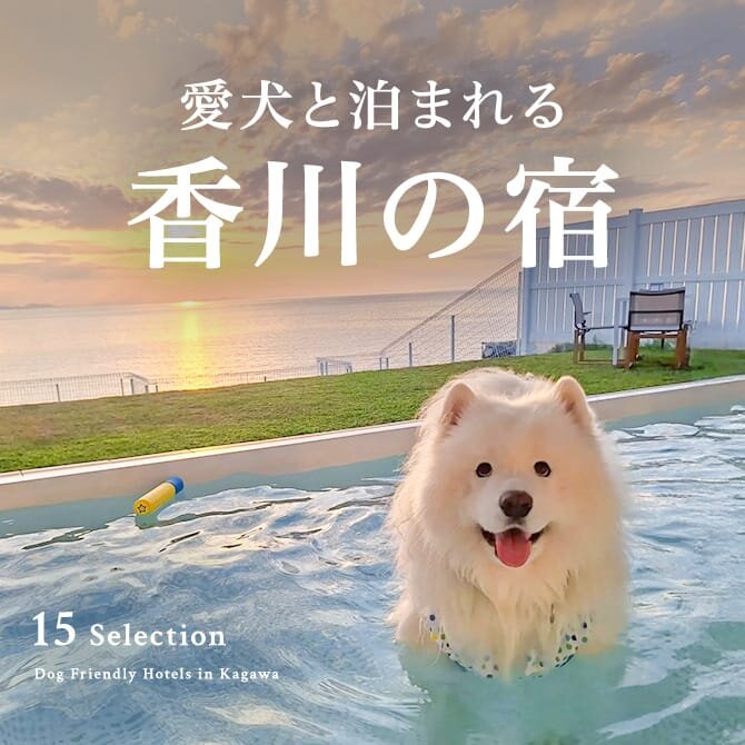 香川のペットと泊まれる宿ランキング｜コテージ・ホテル一覧