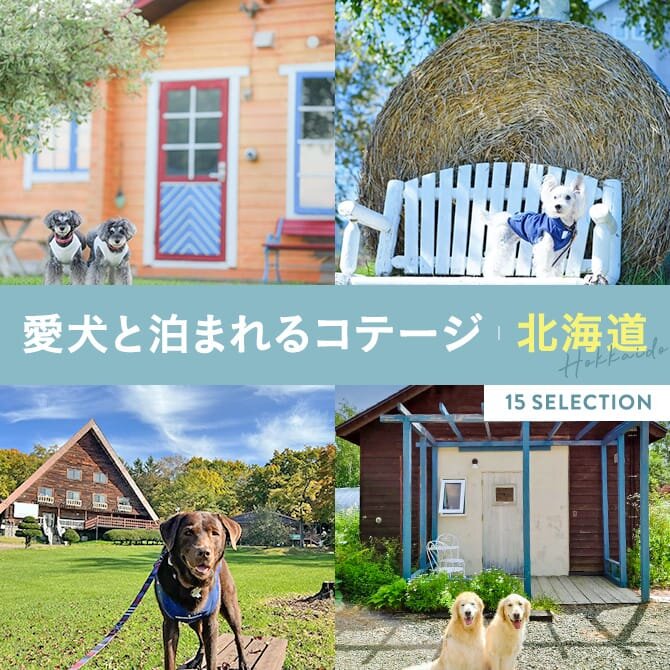 【北海道の犬と泊まれるコテージ】北海道のペットと泊まれるコテージ15選