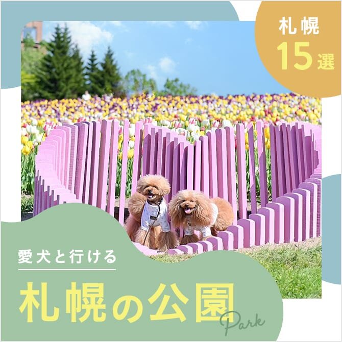 【札幌の犬と行ける公園15選】ドッグランのある公園やおでかけにおすすめな公園