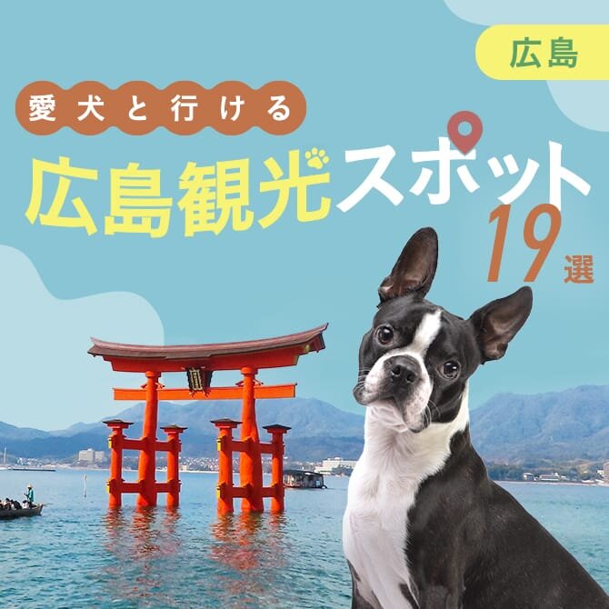 【広島の犬連れ観光スポット19選】広島で犬連れOKの観光地・おでかけ・ランチスポット