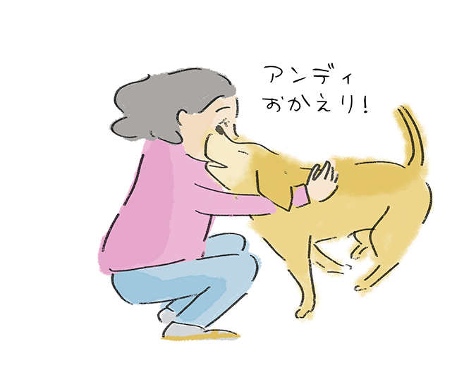 『アンディおかえり！』