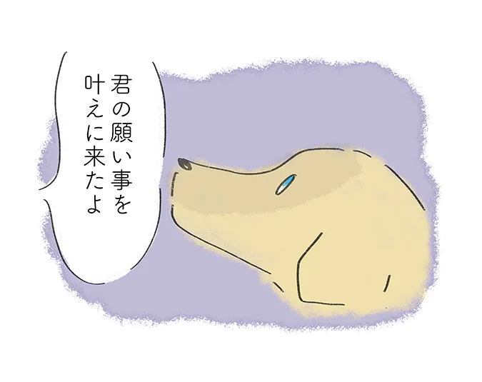 『君の願い事を叶えに来たよ』