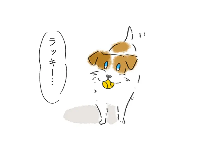 「ラッキー…」